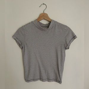 Urban Outfitters Black and White Stripe Tee.
